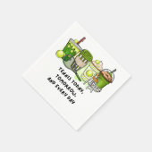 Serviette En Papier Tennis Funny Dire pour la partie de joueur thème t (Coin)