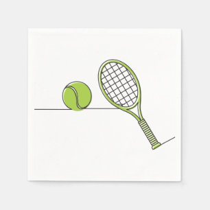 Serviette En Papier Tennis Lover cadeau de tennis