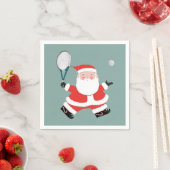 Serviette En Papier Tennis Noël (En situation)