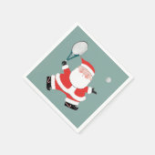 Serviette En Papier Tennis Noël (Coin)