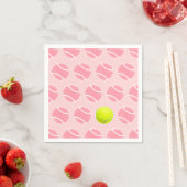 Serviette En Papier Tennis Party (En situation)