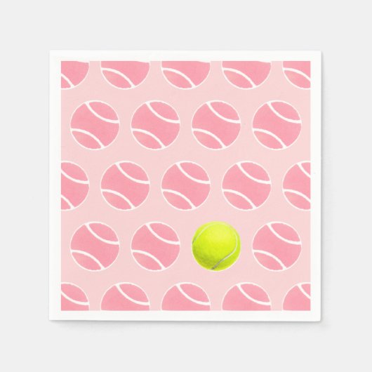 Serviette En Papier Tennis Party (Devant)