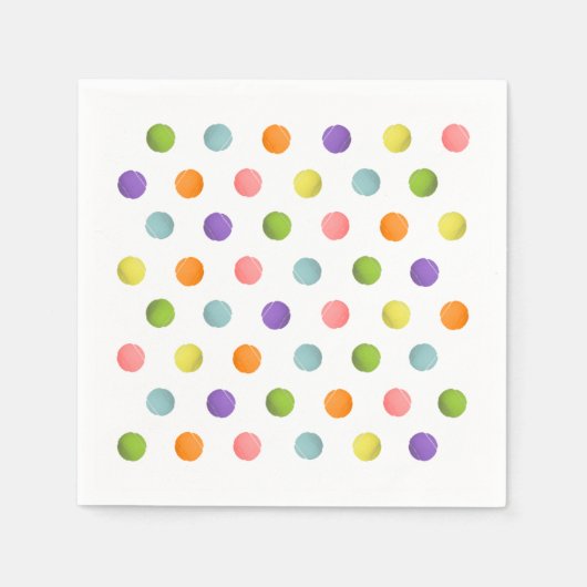 Serviette En Papier Tennis Party (Devant)