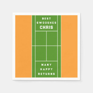 Serviette En Papier Tennis Party