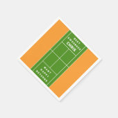 Serviette En Papier Tennis Party (Coin)