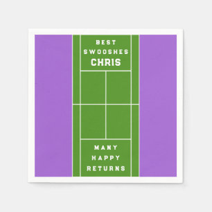 Serviette En Papier Tennis Party Napkins