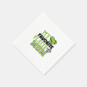 Serviette En Papier Tennis Player | My Favorite Player Calls Me Mom (Coin)