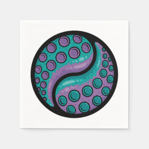 Serviette En Papier Tentacle Yin Yang