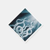 Serviette En Papier Tentacles Galaxy Blue Moon Rays (Coin)