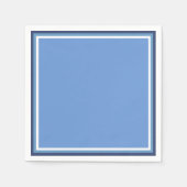 Serviette En Papier Tentu bleu (Devant)