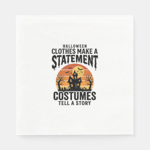 Serviette En Papier Tenue de déguisement Halloween Chemise vintage Des