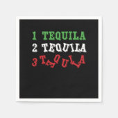 Serviette En Papier Tequila Funny Tequila Drinker Mexicain Drink Cadea (Devant)