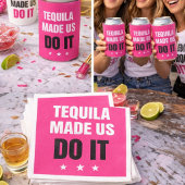 Serviette En Papier Tequila Made Us Do It | Bride Squad Drinking