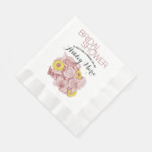 Serviette En Papier Terra Cotta Bouquet Outdoor (Coin)