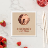 Serviette En Papier Terracotta Dernier Disco Bachelorette Week-end (En situation)