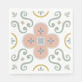 Serviette En Papier terracotta scandinave (Devant)