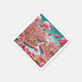 Serviette En Papier terrain de bonbons (Coin)