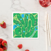 Serviette En Papier terrain de golf par golf green (En situation)