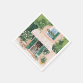 Serviette En Papier Terrasse paisible à Rome (Coin)