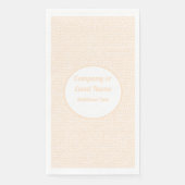 Serviette En Papier Terrazzo - Pêche à l'orange - Serviettes (Devant)