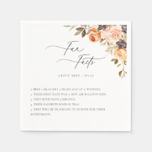 Serviette En Papier Terre Automne Floral Faits amusants