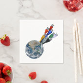 Serviette En Papier Terre connectée au réseau Ethernet (En situation)