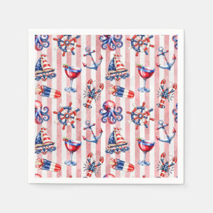Serviette En Papier Terre de la liberté, 250 ans de liberté