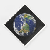 Serviette En Papier TERRE DE L'ESPACE Papier personnalisé Naples (Coin)