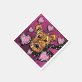 SERVIETTE EN PAPIER TERRIER AIRDALÉ (Coin)
