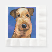 SERVIETTE EN PAPIER TERRIER AIRDALÉ (Devant)