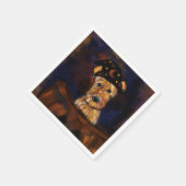 SERVIETTE EN PAPIER TERRIER AIREDALE   (Coin)