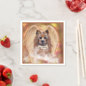 SERVIETTE EN PAPIER TERRIER AUSTRALIEN (En situation)