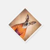 Serviette En Papier Terrier brésilien bouddhiste (Coin)