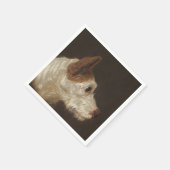 Serviette En Papier Terrier Dog's Head (par James Ward) (Coin)