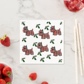 SERVIETTE EN PAPIER TERRIER ÉCOSSAIS (En situation)