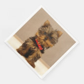 Serviette En Papier Terrier Puppy du Yorkshire (Coin)