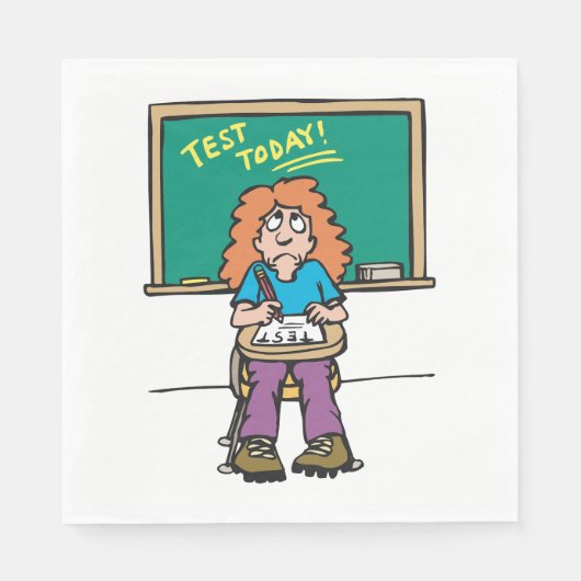 Serviette En Papier Test Today (Devant)