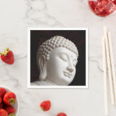 Serviette En Papier Tête de bouddha en pierre (En situation)
