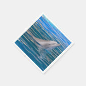 Serviette En Papier Tête de dauphin de goulot (Coin)