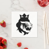 Serviette En Papier Tête du lion (En situation)