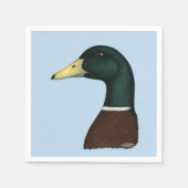 Serviette En Papier Tête Mallard Drake (Devant)