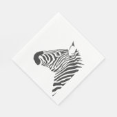 SERVIETTE EN PAPIER TÊTE ZEBRA (Coin)