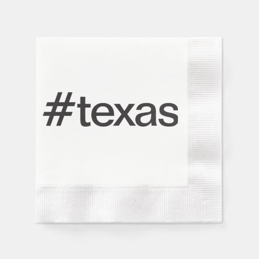 Serviette En Papier texas (Devant)