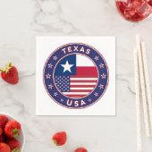 Serviette En Papier Texas (En situation)