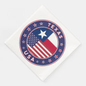 Serviette En Papier Texas (Coin)