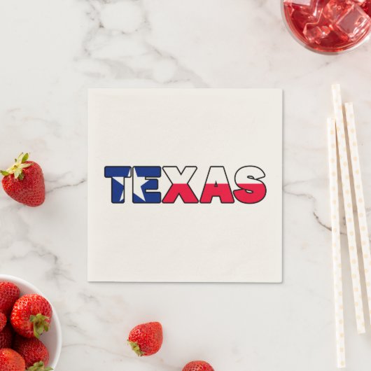 Serviette En Papier Texas (En situation)