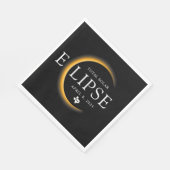 Serviette En Papier Texas 2024 Total Solar Eclipse Viewing Party (Coin)
