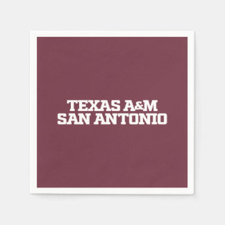 Serviette En Papier Texas A&M San Antonio