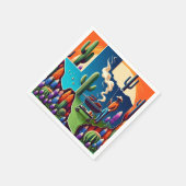Serviette En Papier Texas BBQ Party 1 (Coin)