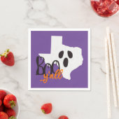 Serviette En Papier Texas Boo Y'all Halloween (En situation)